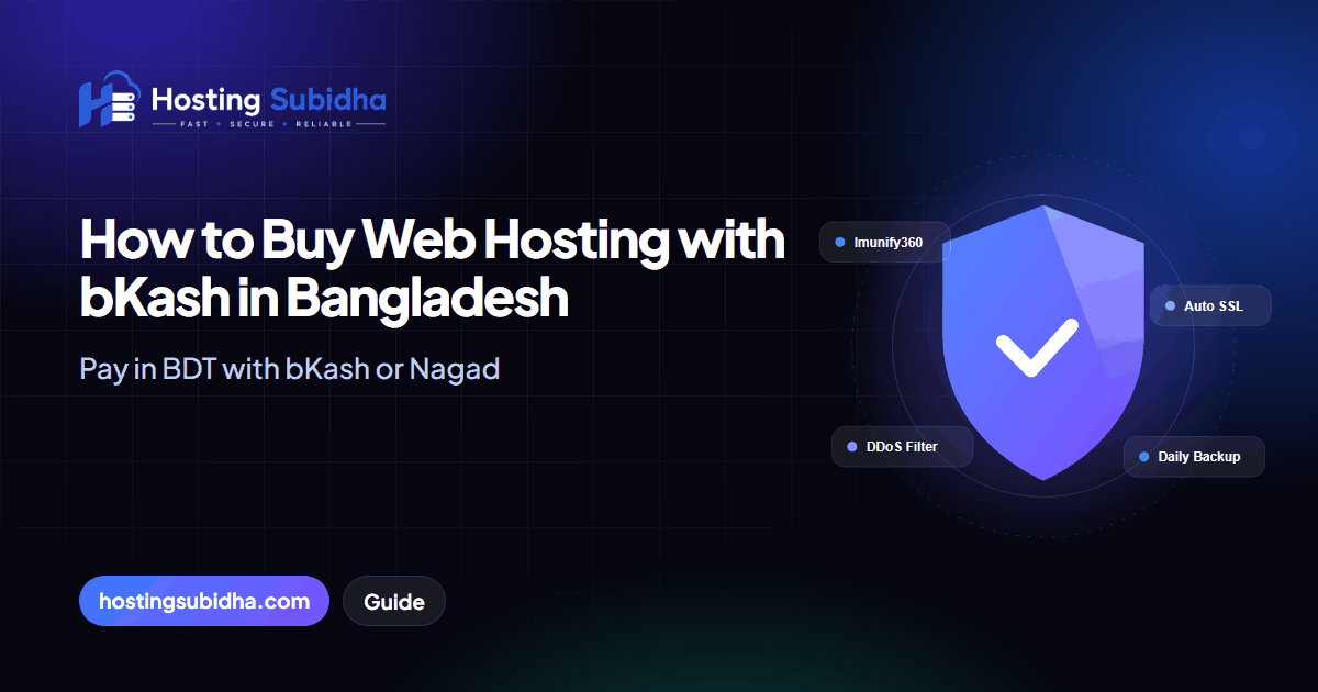 How to Buy Web Hosting with bKash in Bangladesh
