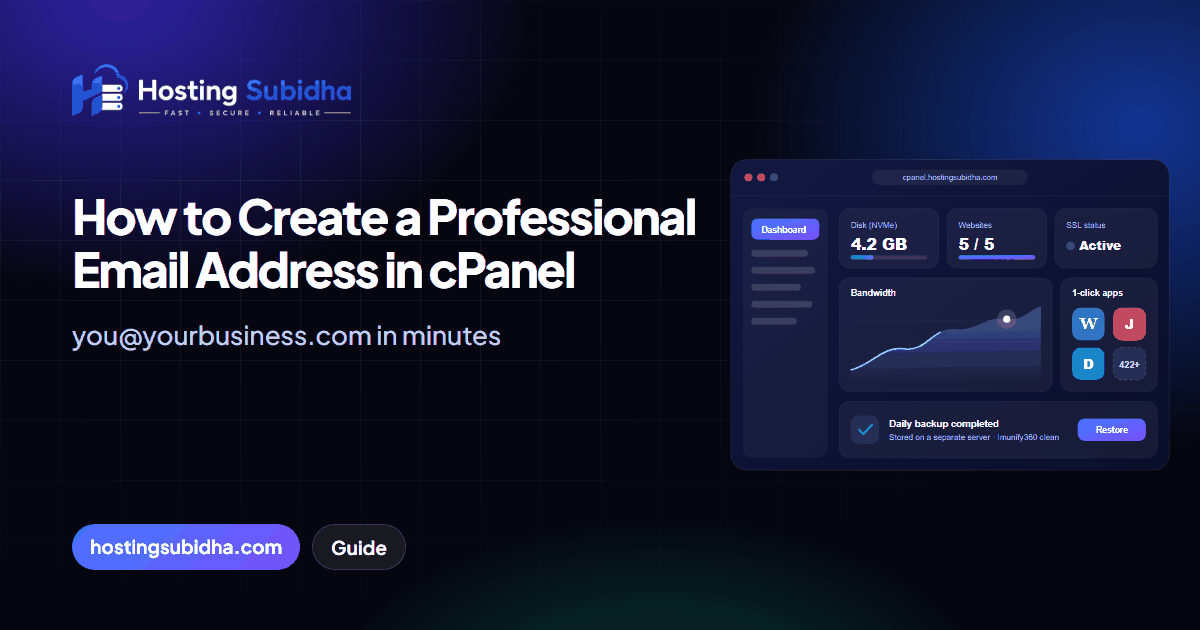 How to Create a Professional Email Address in cPanel