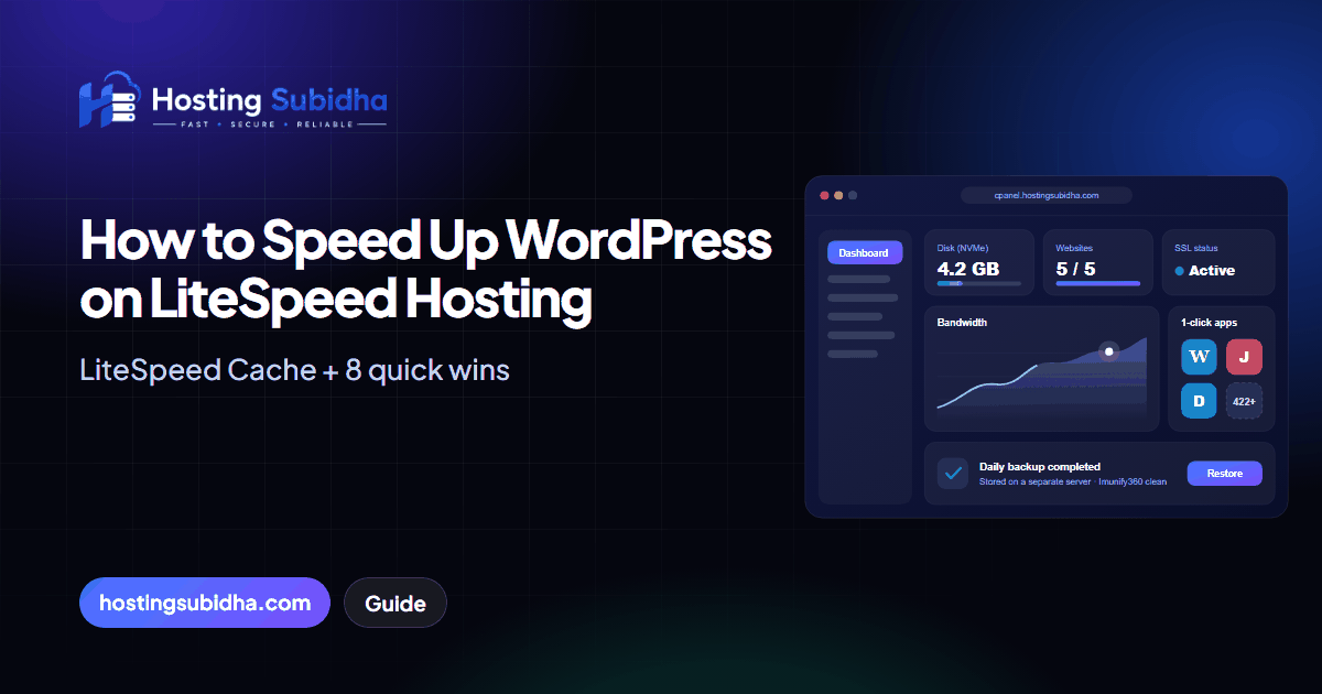 How to Speed Up WordPress on LiteSpeed Hosting