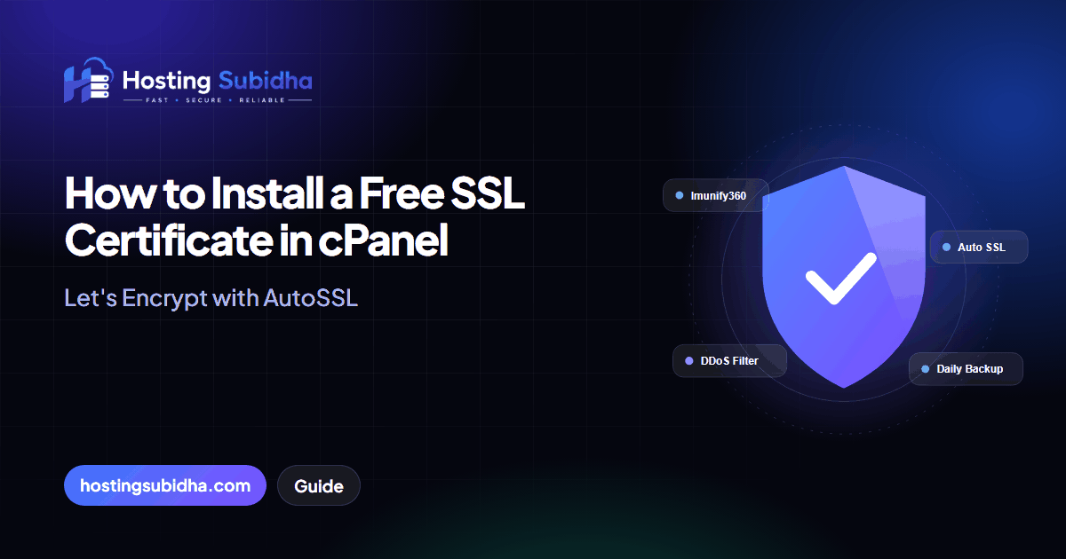 How to Install a Free SSL Certificate in cPanel