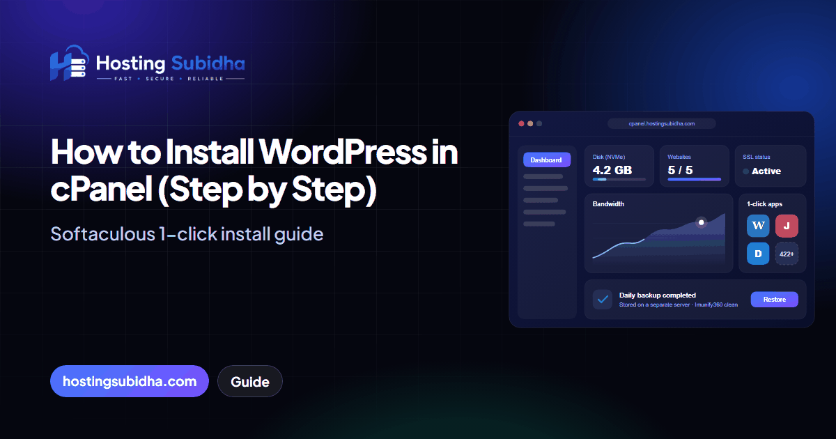 How to Install WordPress in cPanel (Step by Step)